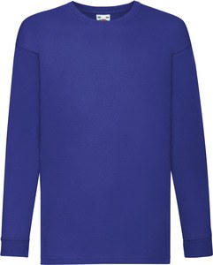 Fruit of the Loom SC61007 - Kinder Longsleeve Royal Blue