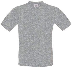 B&C CG153 - B&C CG153 - T-Shirt mit V-Ausschnitt - TU006 Sport Grey