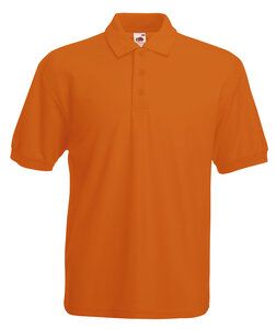 Fruit of the Loom SC63402 - Piqué Poloshirt Mischgewebe Herren Orange