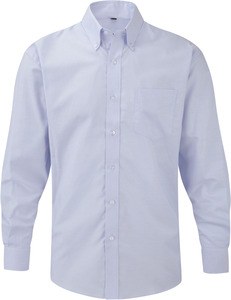 Russell Collection RU932M - Oxford Hemd LA Oxford Blue