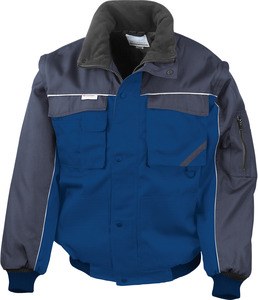 Result R71 - Arbeitsjacke Reißverschluss Royal/Navy