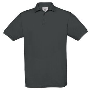 B&C BA301 - Safran Poloshirt Dunkelgrau