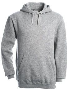 B&C BA420 - Herren Kapuzenpulli Heather Grey