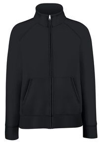 Fruit of the Loom SS310 - Premium 70/30 Damen Sweatshirt Jacke Schwarz