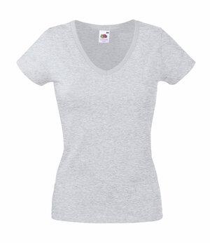 Fruit of the Loom SS047 - T-Shirt mit V-Ausschnitt für Frauen