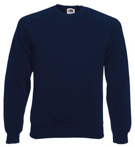 Fruit of the Loom SS270 - Klassische 80/20 Raglan Sweatshirt Deep Navy