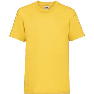 Fruit of the Loom SS031 - Kinder-T-Shirt ValueWeight Sunflower