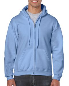 Gildan GD058 - HeavyBlend ™ Kapuzensweatshirt mit Reißverschluss Herren Carolina-Blau