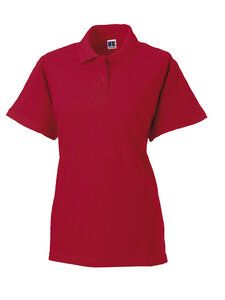 Russell J569F - Poloshirt aus Baumwolle Classic Red