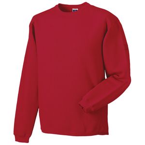 Russell J013M - Heavy-Duty Rundhalsausschnitt Sweatshirt Classic Red