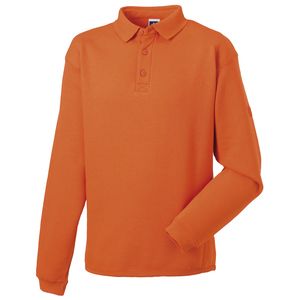 Russell J012M - Poloshirt Langarm Orange
