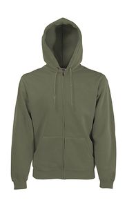 Fruit of the Loom 62-034-0 - Hoodie Zip Sweatshirt Classic Olive