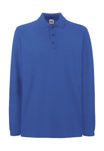 Fruit of the Loom 63-310-0 - Premium Long Sleeve Poloshirt Marineblauen