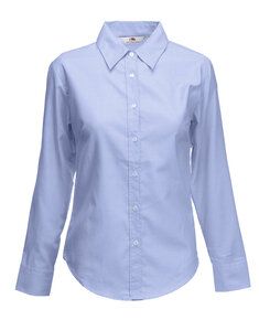 Fruit of the Loom 65-002-0 - Oxford Bluse Langarm