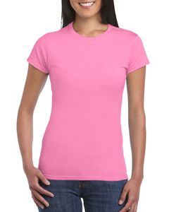 Gildan 64000L - Softstyle® Tailliertes Kurzarm-T-Shirt Damen Azalee