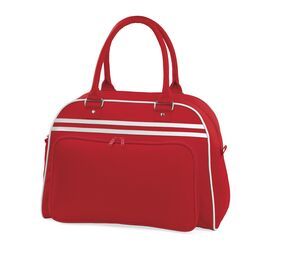 Bag Base BG075 - Retro "bowling bag" kleine Reisetasche Classic Red/ White