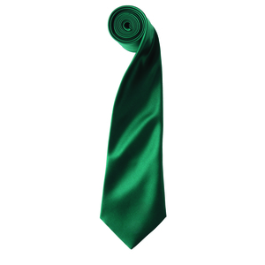 Premier PR750 - Colours satin tie grün