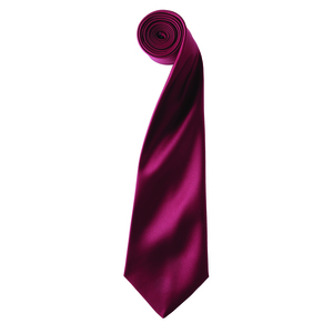 Premier PR750 - Colours satin tie Burgund