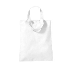 Westford mill WM104 - Einkaufstasche Kurze Griffe Weiß