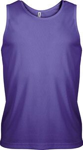 ProAct PA441 - Herren Basic Sport Funktions-Shirt Ärmellos Purple