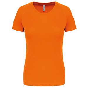 Proact PA439 - Damen Basic Sport Funktionsshirt Kurzarm Fluorescent Orange