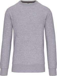 Kariban K442 - Herren Rundhals Sweatshirt Oxford Grey