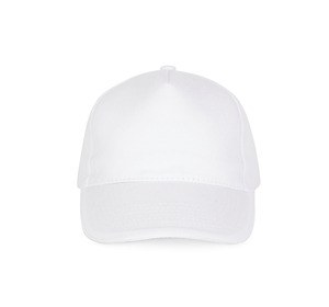 K-up KP124 - 5-Panel Cap mit Sandwichschirm Weiß