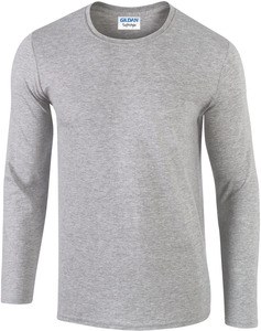 Gildan GI64400 - Softstyle® Langarm-T-Shirt Herren Sport Grey