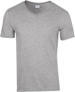 Gildan GI64V00 - Softstyle® V-Ausschnitt T-Shirt Herren Sport Grey