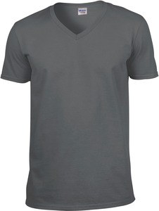 Gildan GI64V00 - Softstyle® V-Ausschnitt T-Shirt Herren Holzkohle