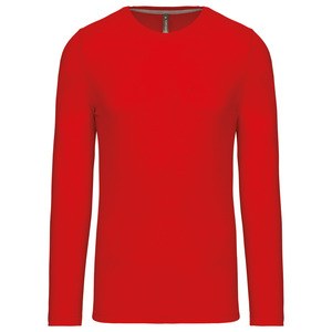 Kariban K359 - HERREN LANGARM RUNDHALS T-SHIRT Rot