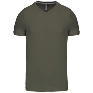 Kariban K357 - HERREN KURZARM T-SHIRT MIT V-AUSSCHNITT Dark Khaki