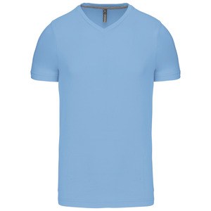 Kariban K357 - HERREN KURZARM T-SHIRT MIT V-AUSSCHNITT Sky Blue