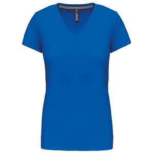 Kariban K381 - DAMEN KURZARM T-SHIRT MIT V-AUSSCHNITT Light Royal Blue