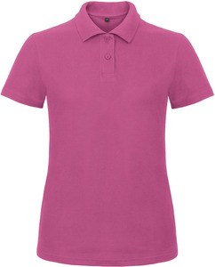 B&C CGPWI11 - Damen Poloshirt aus Baumwolle Fuchsie