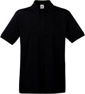 Fruit of the Loom SC63218 - Premium Poloshirt Black/Black