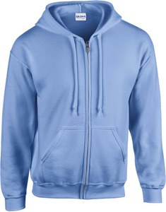 Gildan GI18600 - Kapuzen-Sweatshirt mit Reißverschluss Herren Carolina-Blau