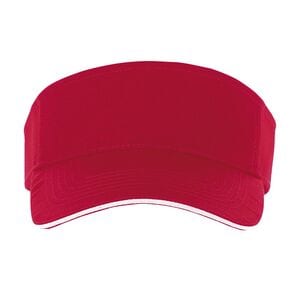 SOL'S 01196 - Unisex Visor Ace Sonnenblende Rouge / Blanc