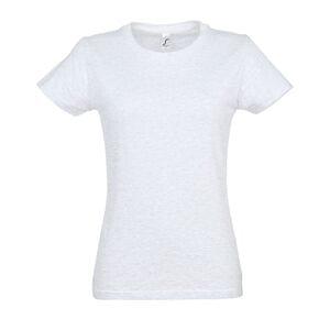SOL'S 11502 - Damen Rundhals T-Shirt Imperial Blanc chiné