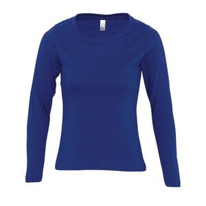 SOL'S 11425 - Damen T-Shirt Langarm Majestic Outremer