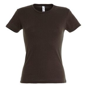 SOL'S 11386 - Damen T-Shirt Miss Schokolade