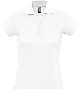 SOL'S 11338 - Damen Poloshirt Kurzarm Passion Weiß