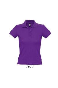 SOL'S 11310 - Damen Poloshirt Kurzarm People Violet foncé