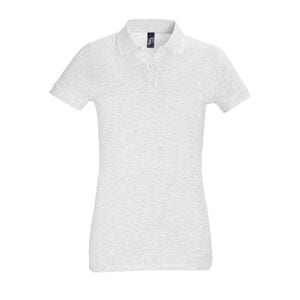 SOL'S 11347 - Damen Poloshirt Kurzarm Perfect Blanc chiné
