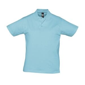 SOL'S 11377 - Herren Jersey-Poloshirt Kurzarm Prescott Atoll Blue