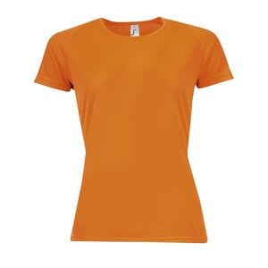 SOL'S 01159 - Damen Sport T-Shirt Sporty Orange fluo