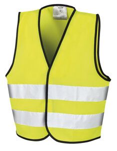 Result Core R200J - Kinder Sicherheits- Warnweste mit Reflektoren Fluorescent Yellow