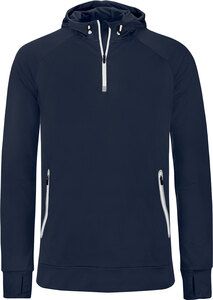 Proact PA360 - Kapuzen-Sweatshirt 1/4 Sport-Reißverschluss