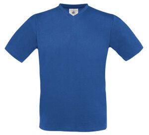 B&C BC163 - Exact V-Neck T-Shirt Königsblau