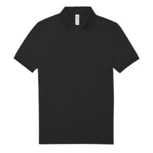 B&C BCID1 - Kurzarm Poloshirt für Herren Schwarz